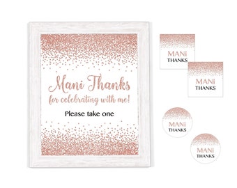 Mani due Etsy picture relating to Mani Thanks Free Printable known as Mani owing Etsy